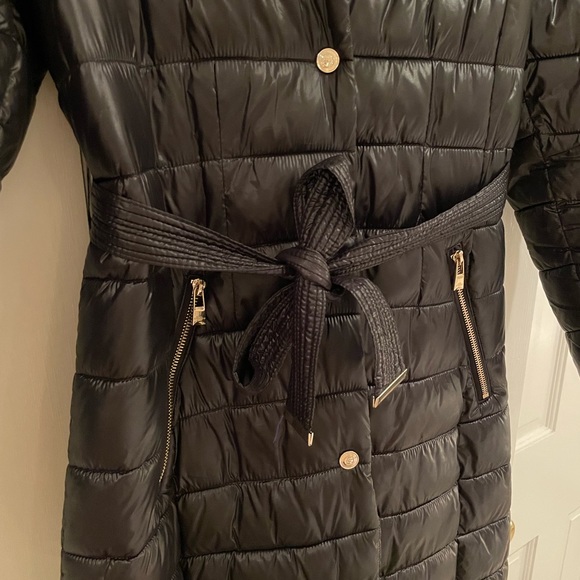 Karl Lagerfeld maxi long puffer coat with faux fur - Picture 7 of 8